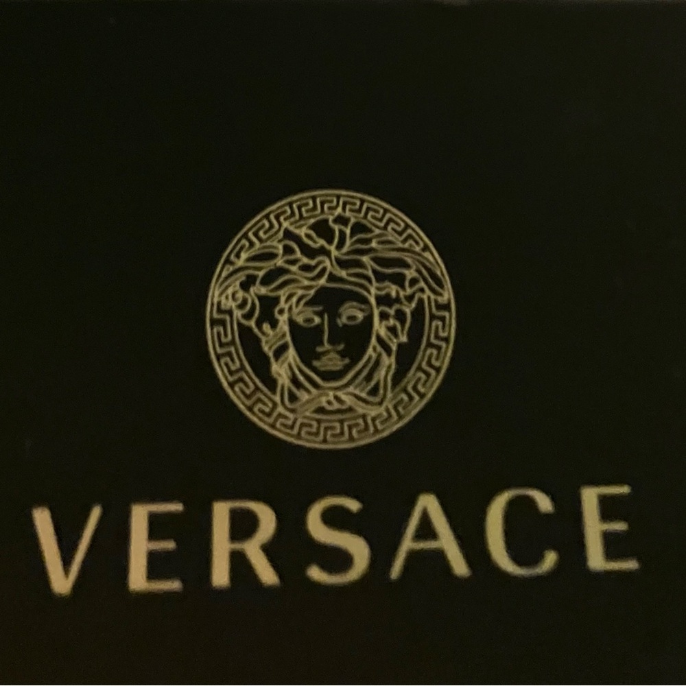 Versace Black and Gold Medusa head sunglasses 🕶️ brand new with papers 📄